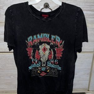 I am selling this Rock & Roll denim shirt size women’s M